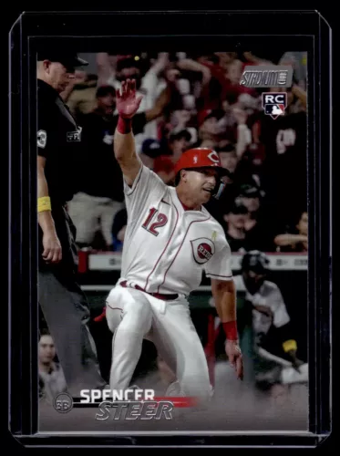 2023 Topps Stadium Club Spencer Steer Rookie Cincinnati Reds #213