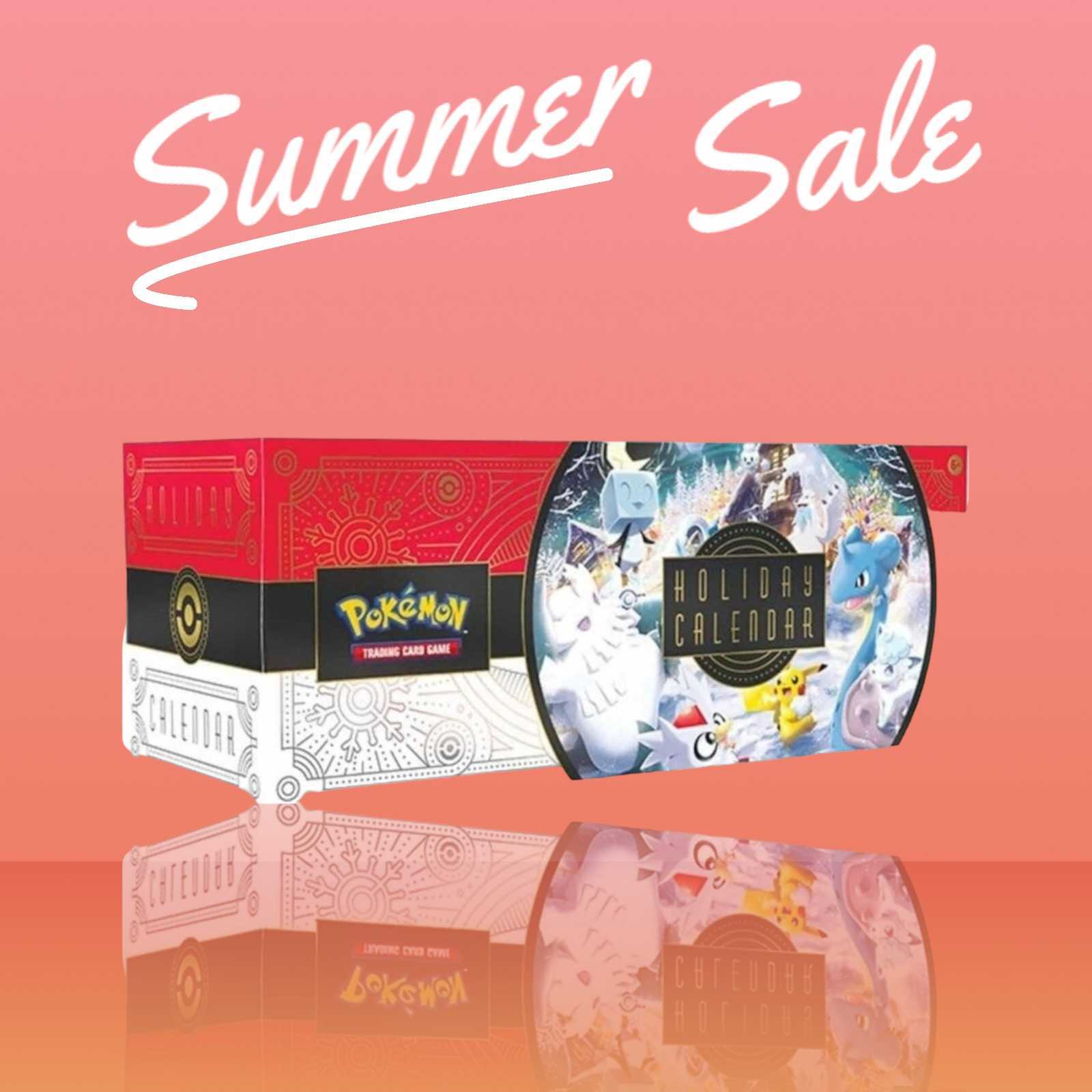 Pokémon Tcg Urlaubskalender 8 Folien-promokarten 6 Booster-packs