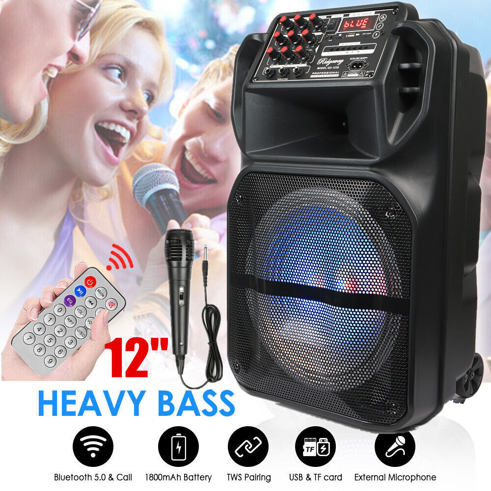Portable Bluetooth Speaker Sub woofer Heavy Bass Sound Party