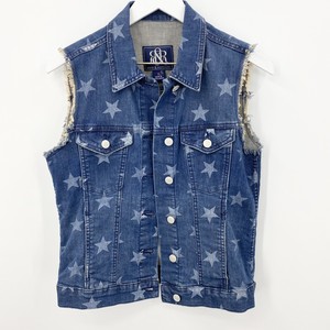 jaqueta jeans sem manga feminina