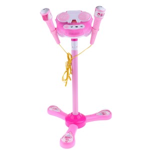 toy microphone with stand