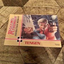 Rolling Thunder Nintendo NES Tengen Instruction Manual Booklet Only VG+