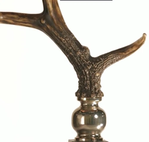 Luxe Masculine RUSTIC ANTLER TABLE LAMP Accent Eco Friendly Ranch Lodge - Picture 4 of 7