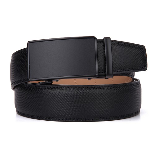 Men's Belt Slide Ratchet Belt for Men with Genuine Leather 1 3/8 Trim to Fit - Picture 24 of 79
