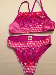 speedo girls two piece