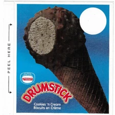 Nestlé/Nestle Drumstick, Cookies 'n Cream Cone, Ice Cream Truck Decal/Sticker