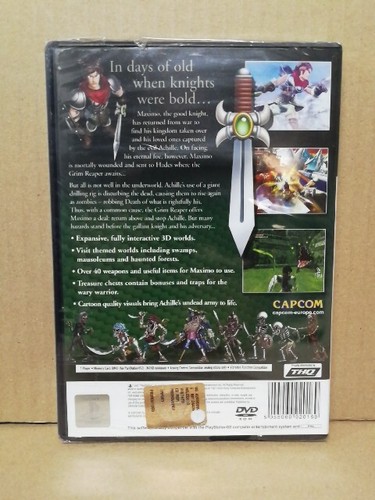 Maximo Ghost to Glory PS2 English Edition Multilingual 1st Print NEW SEALED - Picture 2 of 17