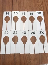 Clothing Rack Rectangular Size Hanger Retail Store Ships N 24h