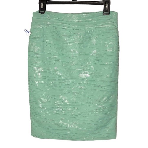 NWT Brat Star Womens Vintage Skirt Size L Stretch Shimmer Summer Beach - Picture 5 of 5
