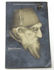 1910s Postcard Abdul Hamid Pashas Ottoman Empire Hamidian Massacres of Armenians