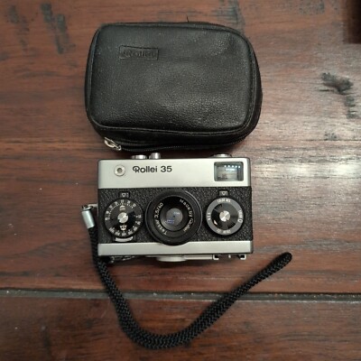 Rollei 35 Film Camera With Case In Good Condition. 