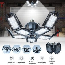 9000000LM LED Garage Light Work Shop 1000W Bright Ceiling Lights Deformable Bulb
