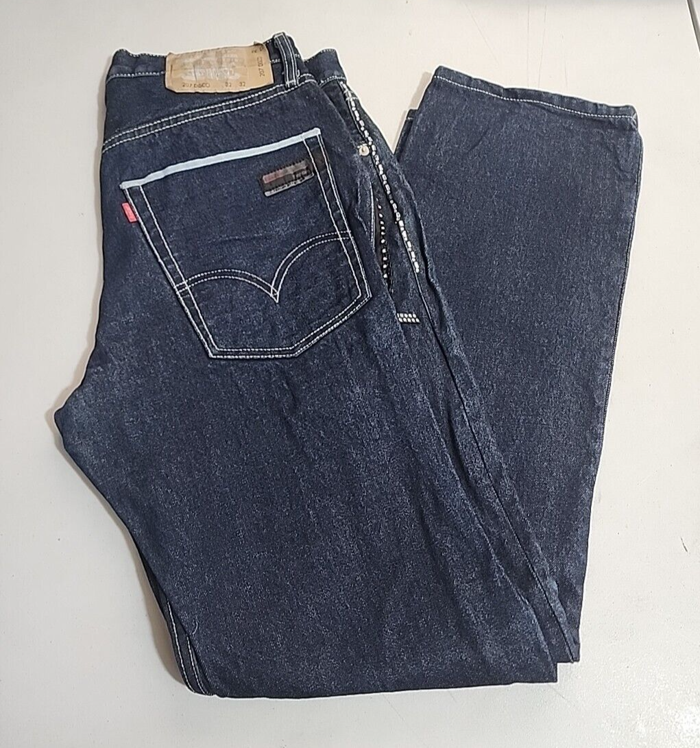 Levi’s Vintage Denim Levi's 207 Disco Selvedge Blue Denim Jeans size 32 x 32 Made in