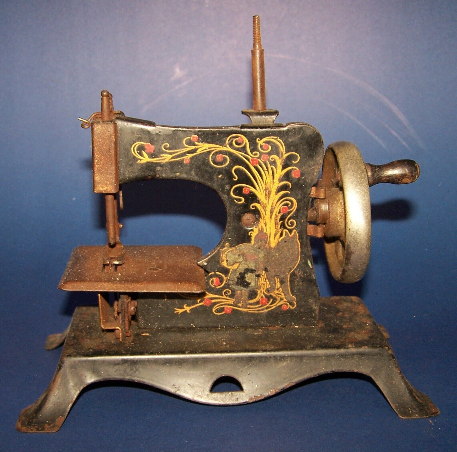 Antique Toy Sewing Machine Germany Eagle Trademark