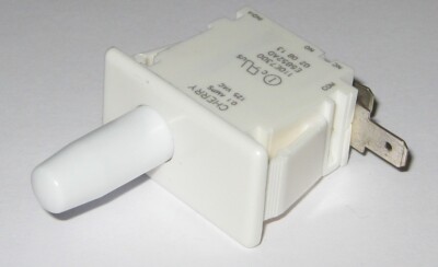 Cherry Push Button N.O. Momentary Panel Mount Switch - 0.1A  125V - QC Terminals