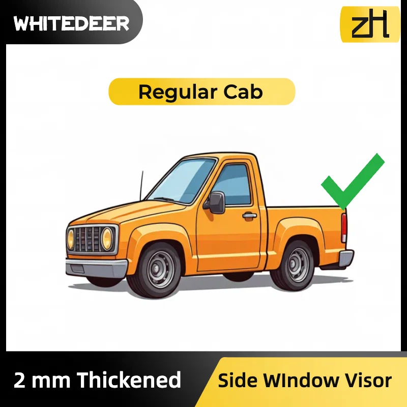 Se adapta a Ford Ranger 1993-2011, Mazda B2300/B4000 1994-2010 ventana visera sol lluvia Foto 4 de 4