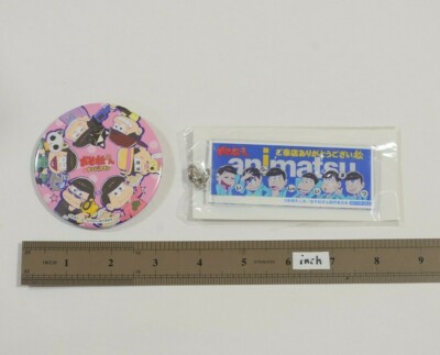 Osomatsu san Set of namja town Can badge, Animate Acrylic Keychain Japan /o405