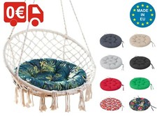 Papasan Sitzkissen 65cm für Outdoor Hängesessel Rattanmöbel Garten Rund