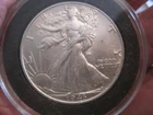 1943 P Walking Liberty Half Dollar 50c %90 Silver High Grade AU BU Pure Detailed