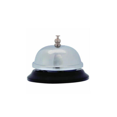 Esselte Counter Bell Chrome Black Strong And Durable Premium High Quality