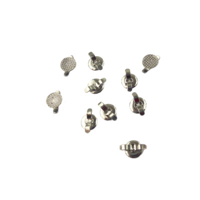 Denti Finti 10 Bottone Linguale In Ceramica Per Ortodonzia - Base Rotonda, Trasparente, Incollabile Dentifricio Colgate - Foto 3