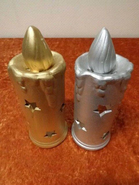 2 X Bougeoirs En Céramique / Terracotta Pour Photophore En Forme De Bougie - Photo 3/4