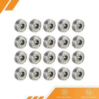 20pcs - Deep Groove Ball Bearing 694ZZ Double Shield Carbon Steel Bearings