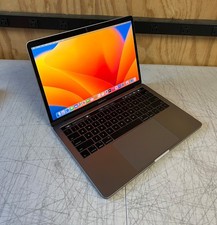 13" Apple MacBook Pro Silver 2017 Touch Bar 8GB RAM 512GB SSD Ventura