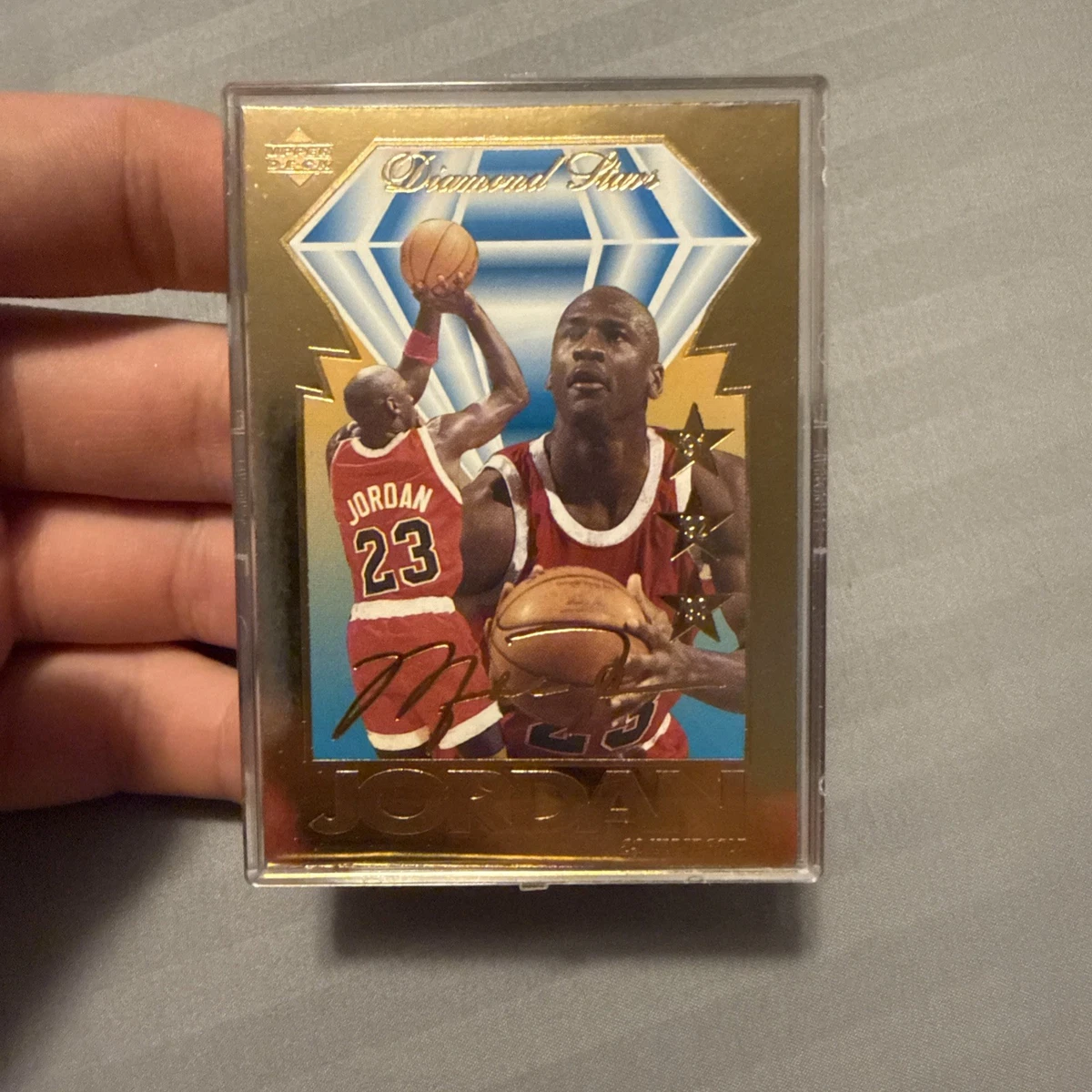 Michael Jordan Karat Gold Card Upper Deck | eBay