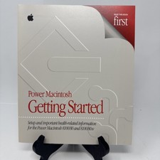 Apple Power Macintosh 8100/80 8100/80AV Getting Started Guide Rare Collectible