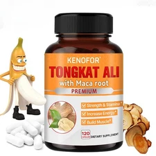 Maca Root Energizing Increase Energy Build Muscle 120 Capsules