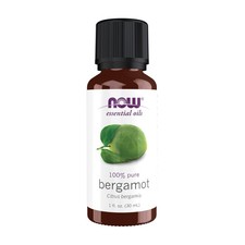 NOW Essential Oils, Bergamot Oil, Sweet Aromatherapy Scent, Cold Pressed,...