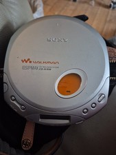 Sony Walkman Discman D-E340 ESP Max Portable CD-R/RW Player Silver