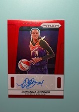 2025 Prizm WNBA -DeWanna Bonner AUTO Red Throwback #'d 11/99 Print Line/Scratch