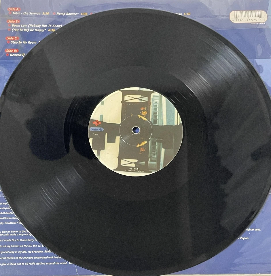 R. Kelly Self Titled 2LP Vinyl 1995 US Original Jive 01241 41579 1 - Image 3 of 4