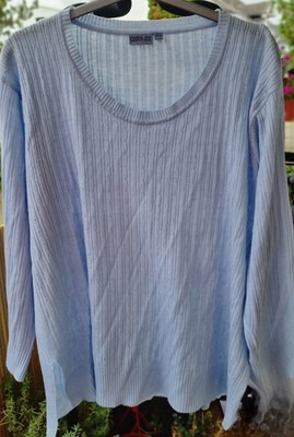 Weiter leichter Pullover Queensize Gr. 52 54  Hellblau