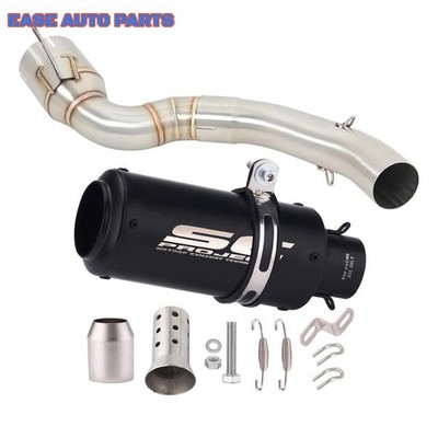 Modified Muffler Exhaust Pipe System Black DB Killer Slip on For DUKE 200 20-23