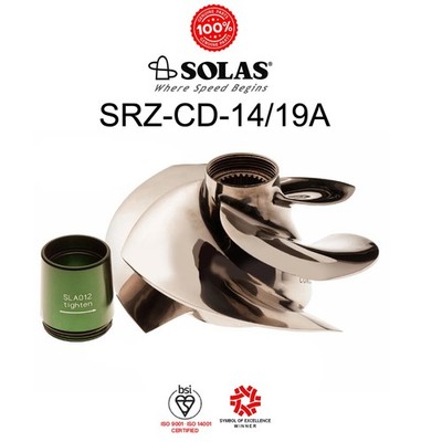 Solas SRZ-CD-14/19A Stainless Performance Impeller Sea-Doo