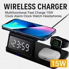 Fast Wireless Charger Station Dock For Apple Watch iPhone 17/16/15/14/13 Pro Max