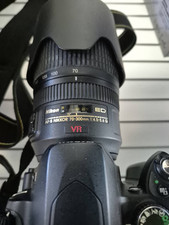 Nikon D60 DSLR Bundle 2 Lenses 18-55 70-300 Low Shutter Filters Bag