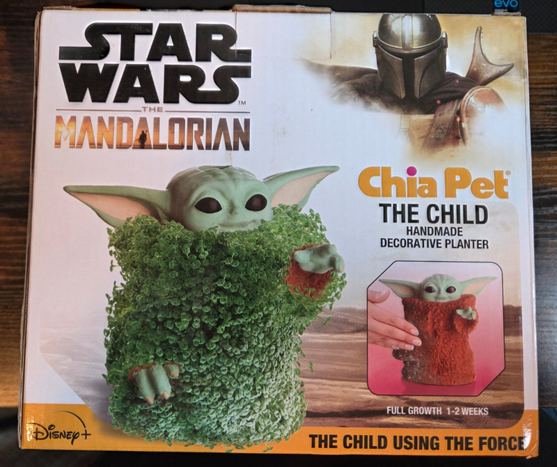 Chia Pet: The Child Using The Force - Star Wars/Mandalorian