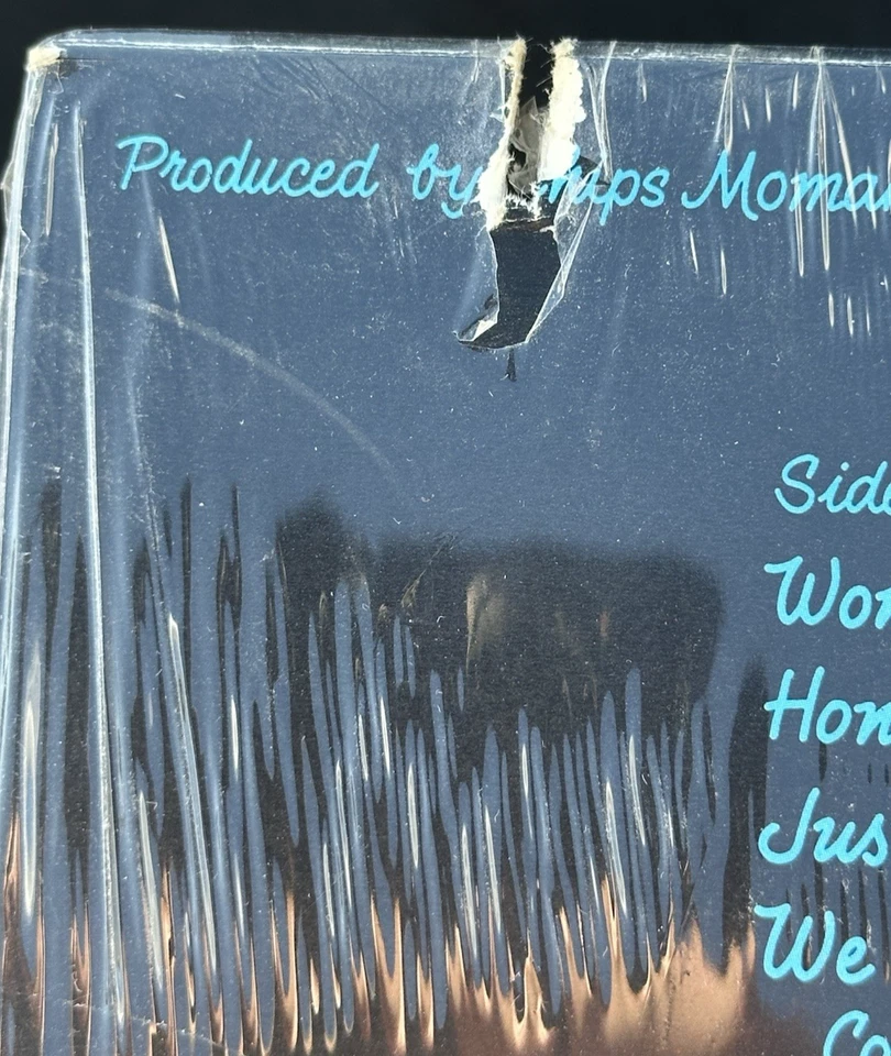 NEW Waylon Jennings Black on Black LP Sealed 1982 RCA Country Vinyl Defect - Image 4 of 4