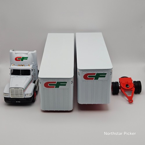 VTG CF CONSOLIDATED FREIGHTWAYS Tractor Trailer Doubles C8547 1:53 Die Cast #1 - Picture 10 of 11