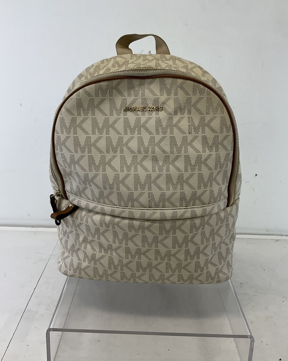 MICHAEL Michael Kors Vanilla Brown Signature Coated Canvas  display picture 1