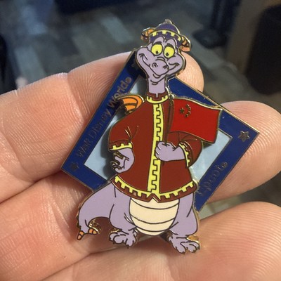 Disney Pin 2004 WDW EPCOT Figment Visits China Flag World Showcase