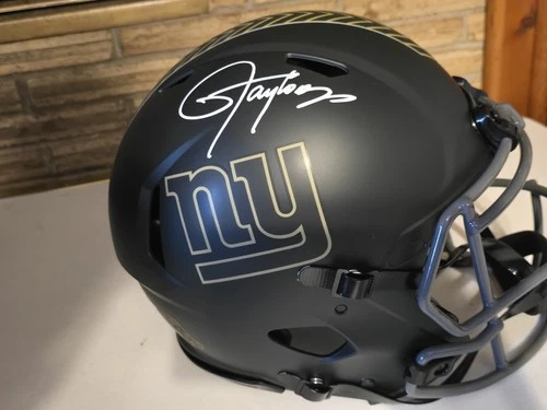 Lawrence Taylor New York Giants Salute to Service Signed Football Helmet BAS
