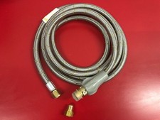 RINNAI 3M SS GAS HOSE 3/8 BSP F & SAE F BAYONET GRAP HANDLE