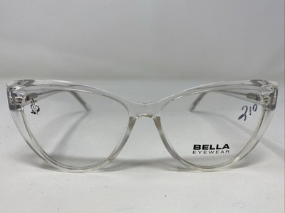 Bella Eyewear CP032 C2 55-15-145 Crystal Clear Full Rim Eyeglasses Frame L367