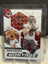 2025 Panini Mosaic - Montage Baker Mayfield #17 Mosaic Montage /25