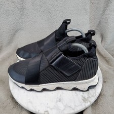 Sorel Shoes Womens Size 8 Kinetic Sneak Black Textile Synthetic Sneakers Read 